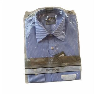 EMERALD men’s full sleeve dress shirt | blue